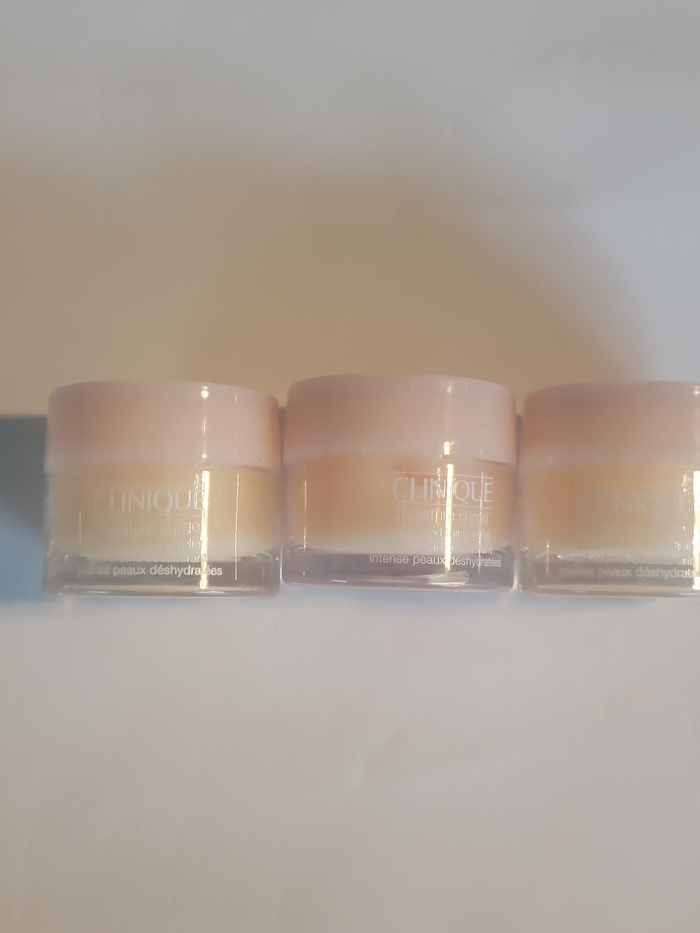 Clinique Mini Highlighter Pots in Soft Pink and Cream